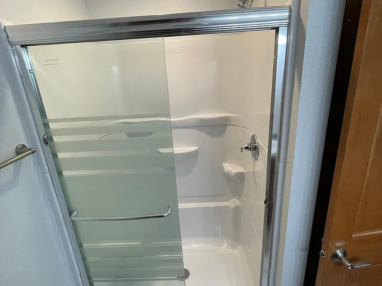 Walk in shower lower level