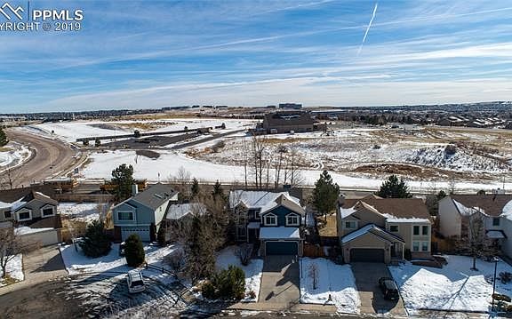 High front aerial of home