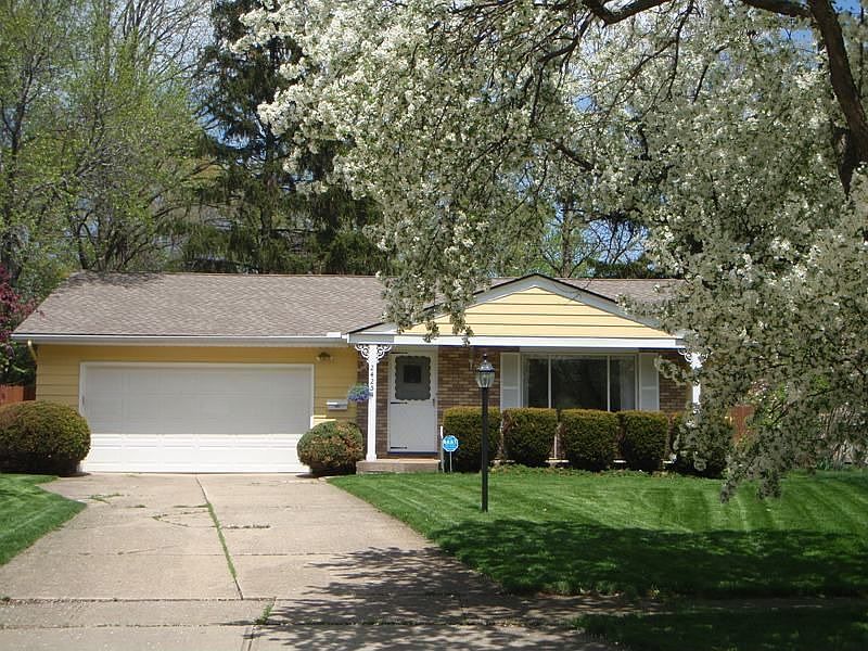 located on wooded lot