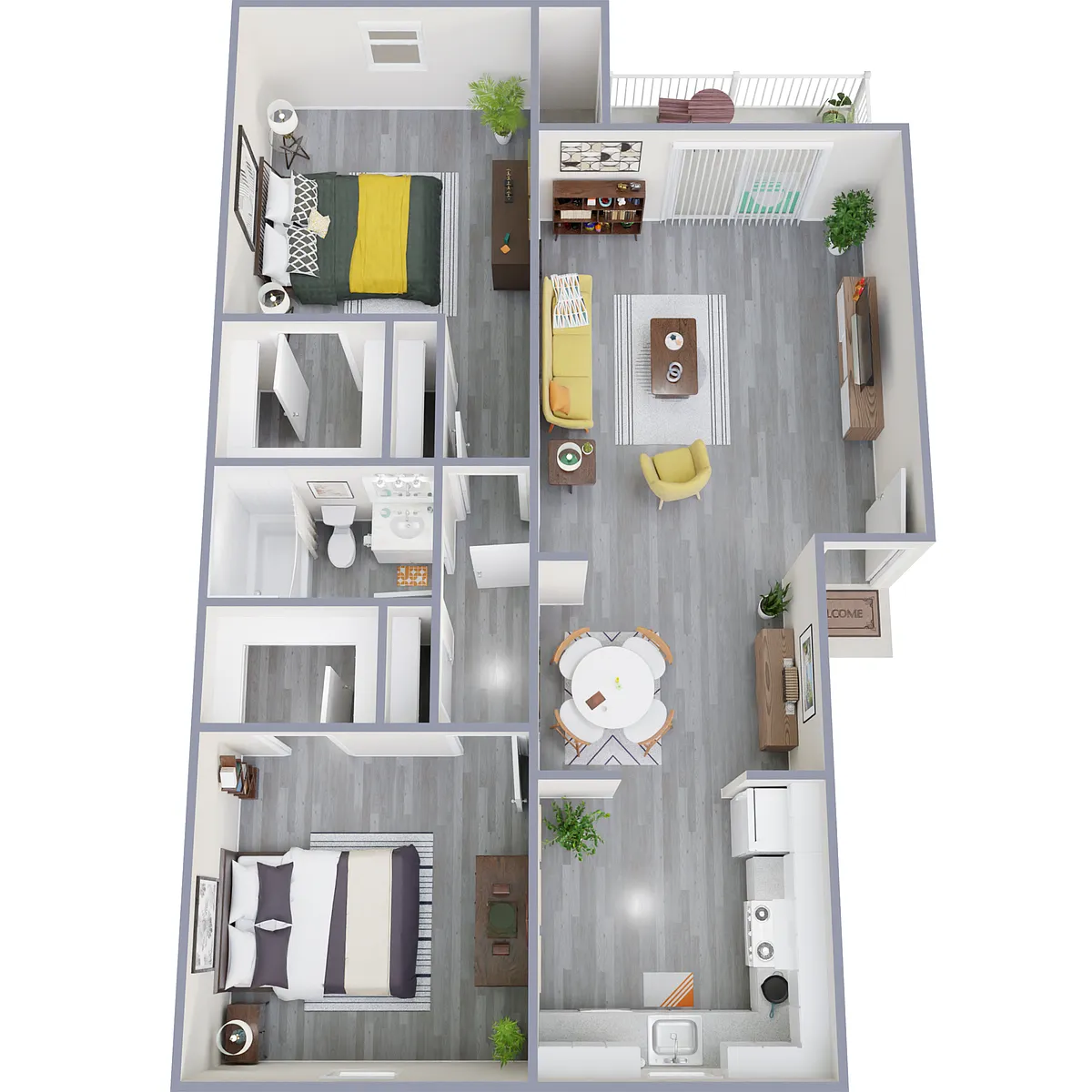 Floor plan B1