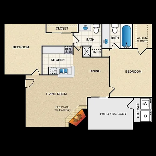Floor plan PLAN H