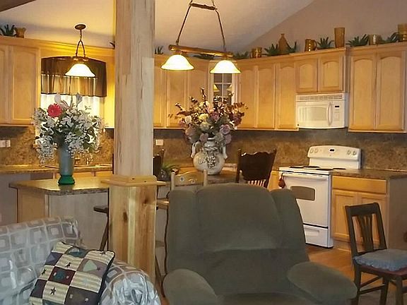 OPEN CONCEPT WITH CATHEDRAL CEILINGS,