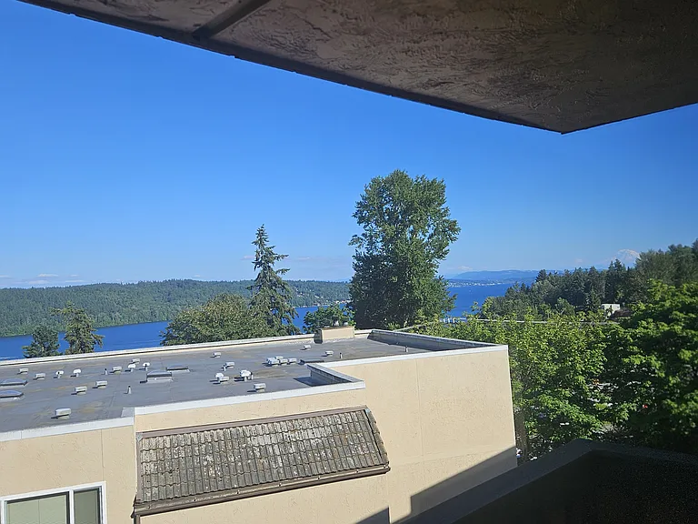 view from balcony