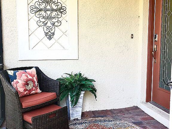 Outside Front entry