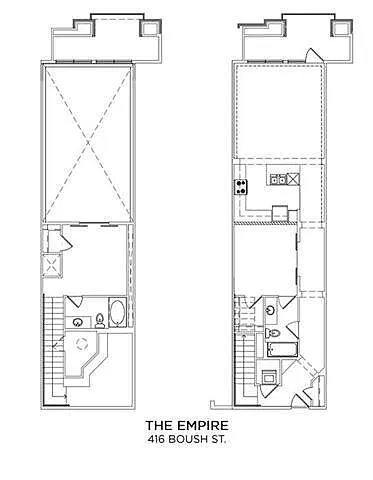 Floor plan The Empire Loft