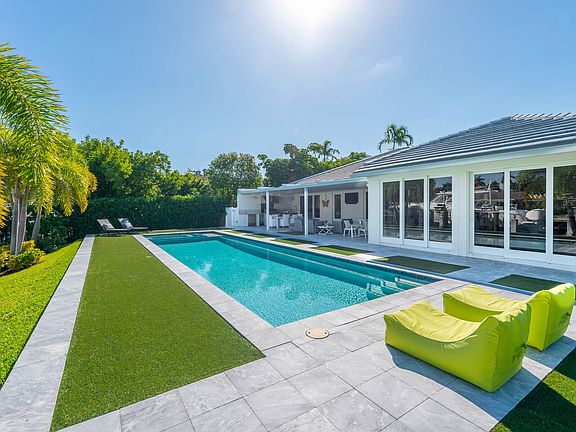 Heated salt-water pool