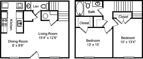 Floor plan B - The Somerset