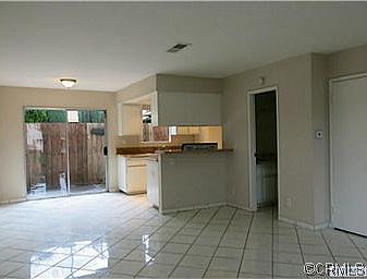 Dining area and kitchen