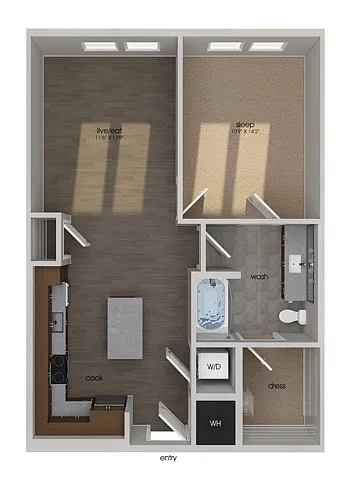 Floor plan A5E ADU