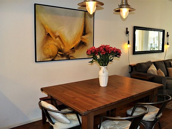 Room for large table and chairs