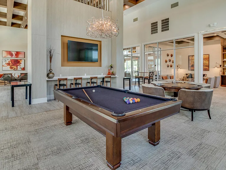 Practice your Billiards skills in the Resident Club Room