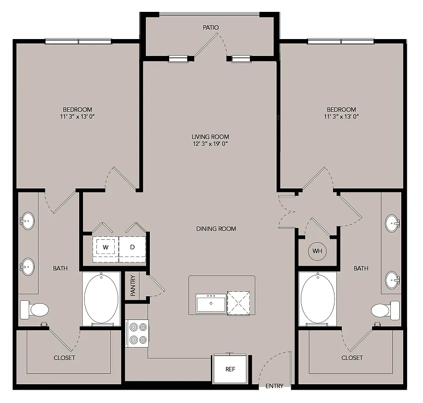 Floor plan B1-1116sf