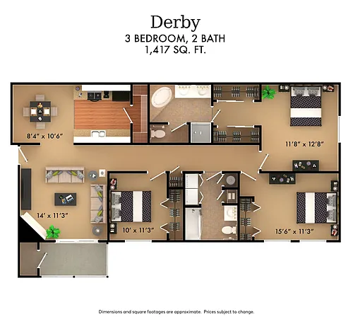 Floor plan Derby