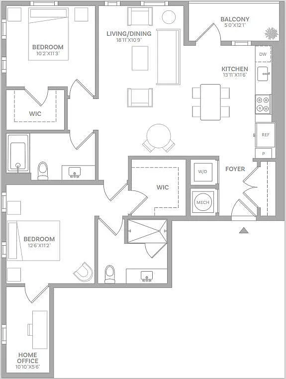 Floor plan B9