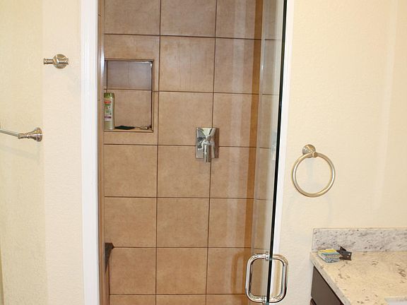 walk-in shower/steam room. Rainfall water fixture
