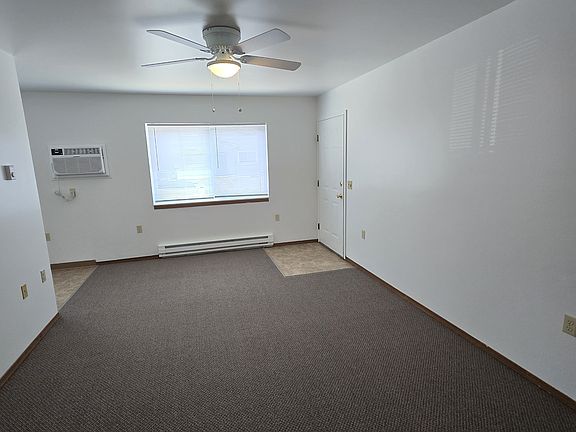 Spacious living room with WIFI hookup.