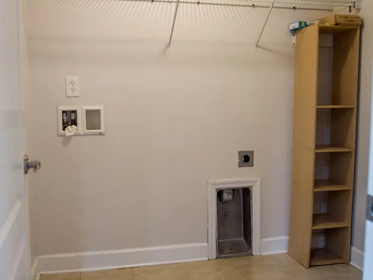 Laundry Room off of the kitchen and garage