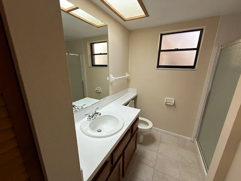 second bathroom with shower