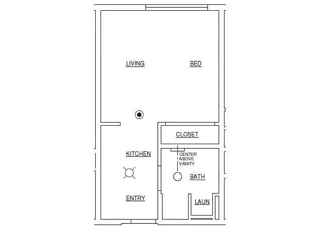 Floor plan Studio A