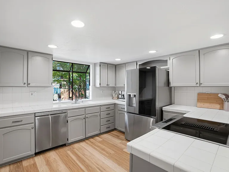 All new stainless steel appliances