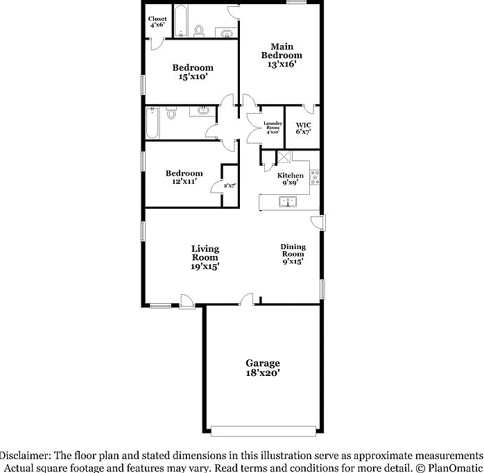 3 bed, 2.0 bath, 1440 sqft, $1,520 — Photo 2
