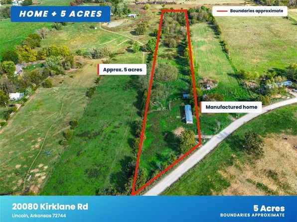 20080 Kirklane Rd, Lincoln, AR 72744