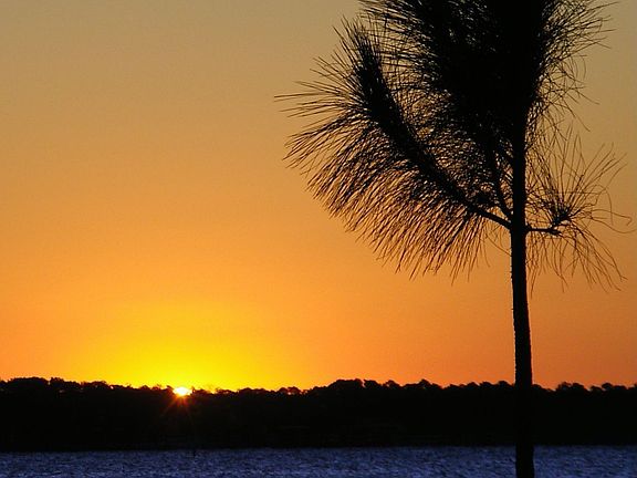 View of sunrise th the east