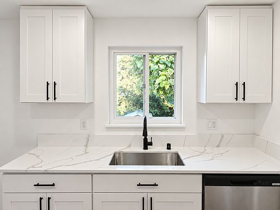 Sink area with east-facing window