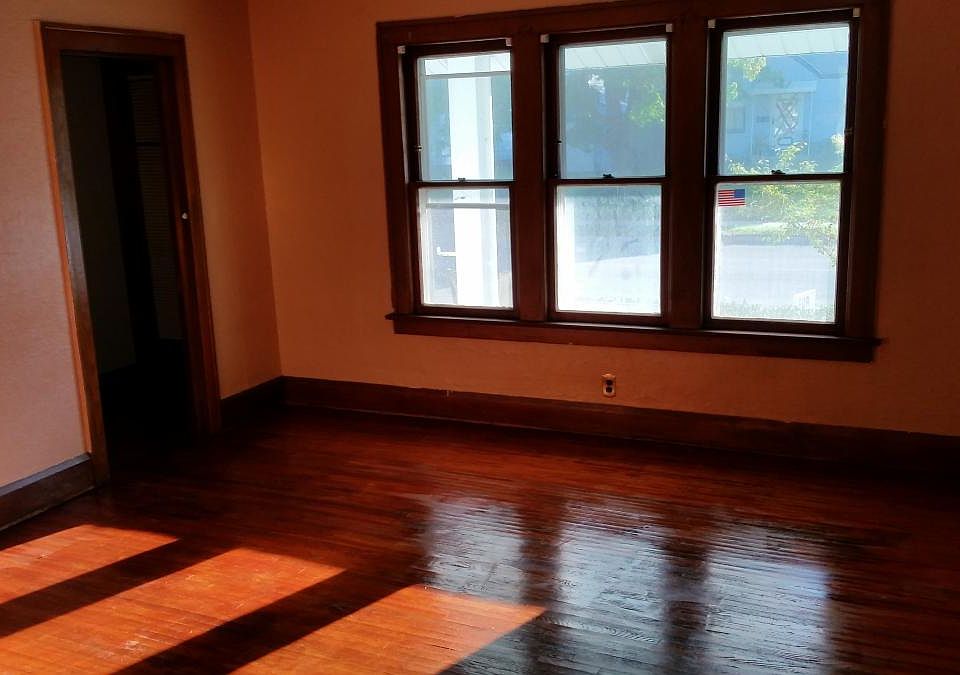 Beautifully refinished wood floors