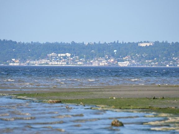 Private homeowders beach dicecly below the property