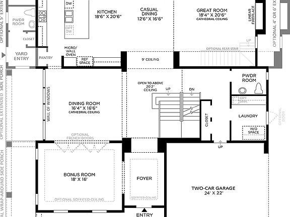 Pin Oak Floorplan 3,640sqft -5,120sqft