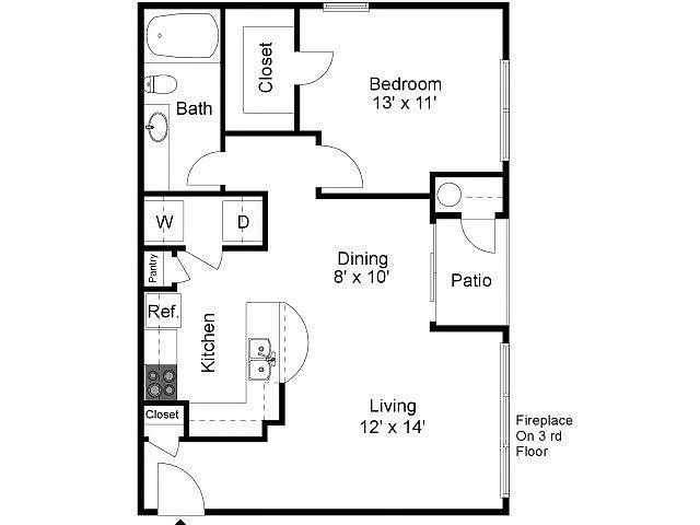 Floor plan Bluebonnet