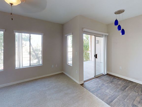Open Living and Dining Room with access to Large Patio