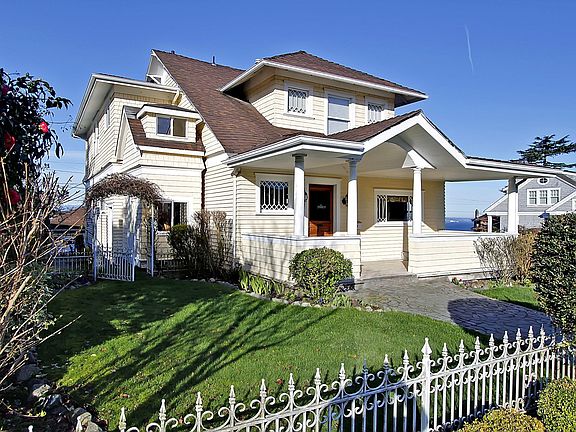 North Admiral Craftsman with Views of Sound from Sunset Ave.