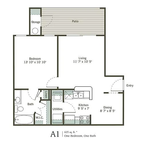 Floor plan A1