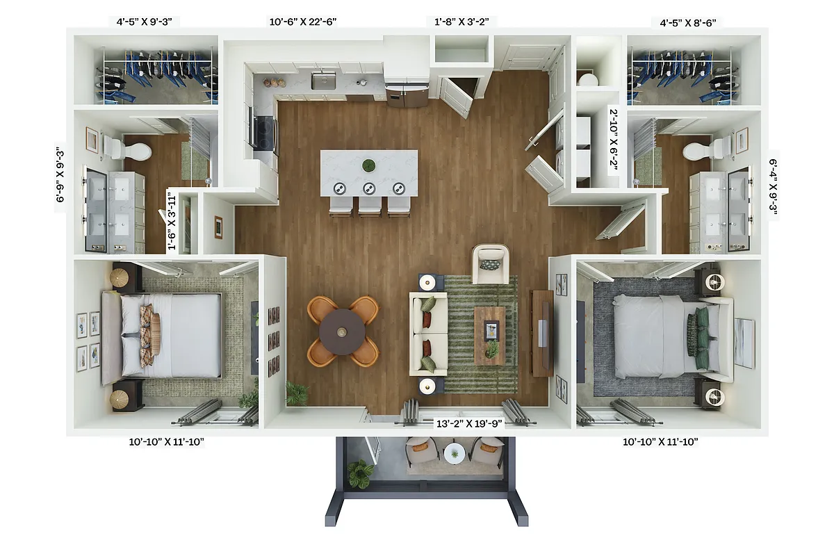 Floor plan B2
