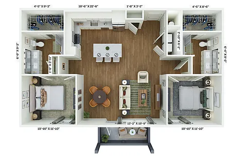 Floor plan B2