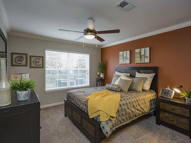 Spacious Bedroom with Large Window