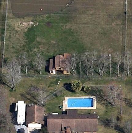 Ariel shot of property