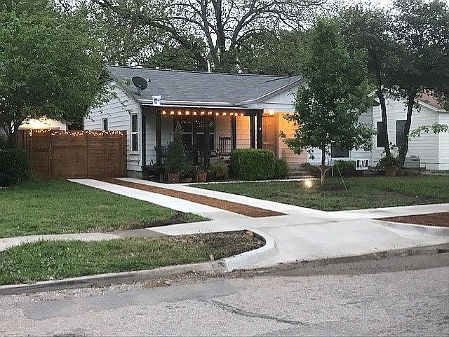New concrete stands out 