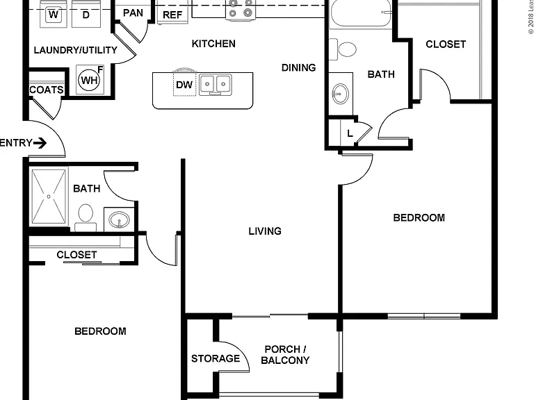 B2 Floor plan W Dimensions B2 Floor plan W Dimensions