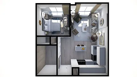 Rented by 233 West 125th Street Danforth, LLC