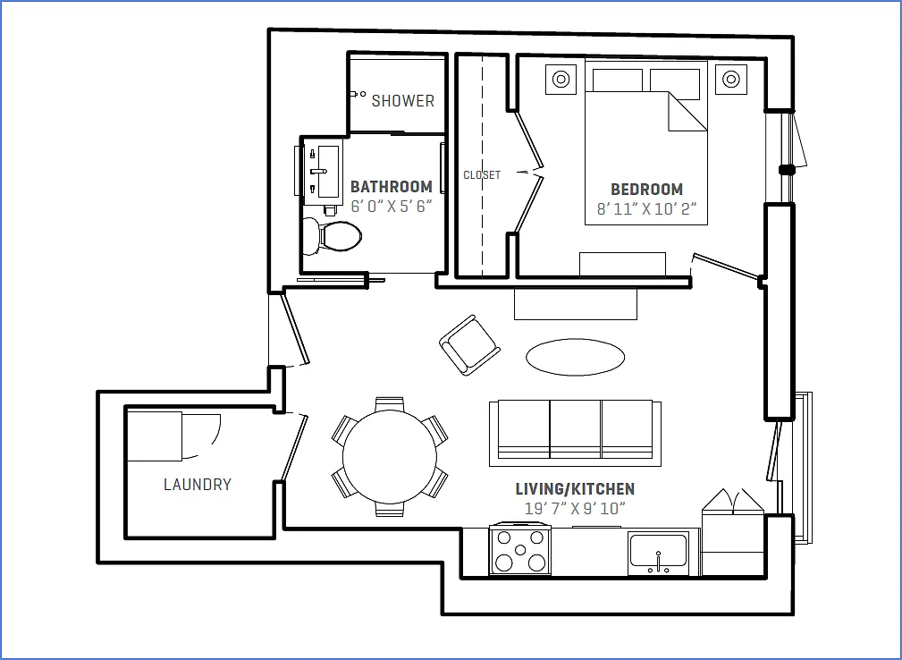 Floor plan Stack 1