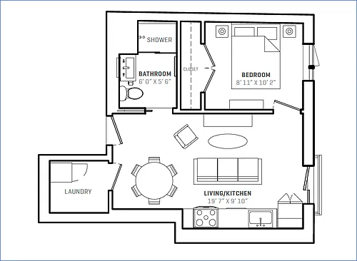 Floor plan Stack 1