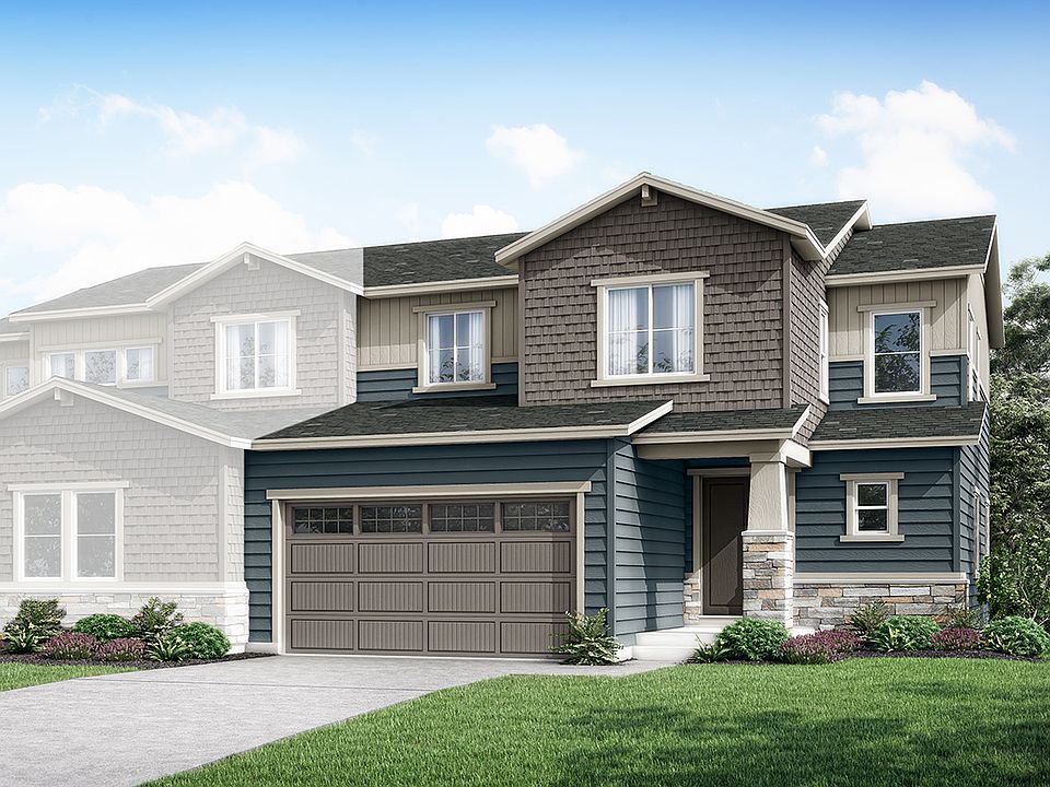 Craftsman Exterior Style D - Right Side of Duplex