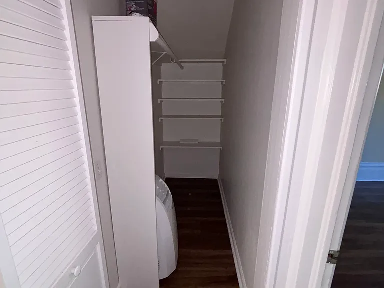 Master walk-in closet