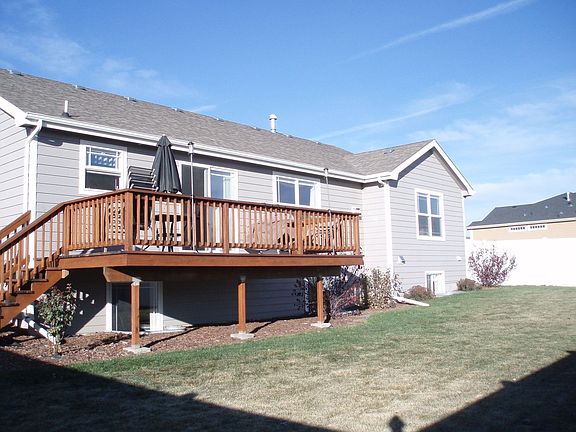 Deck and Backyard
