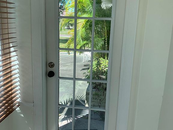 Front Door from Sun Room