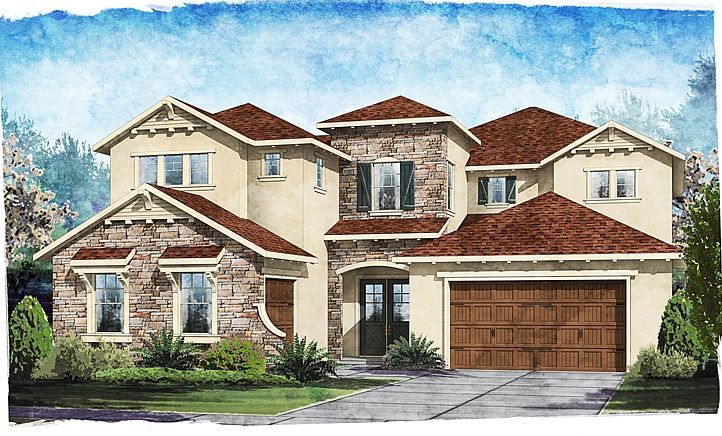 European Cottage Elevation- C