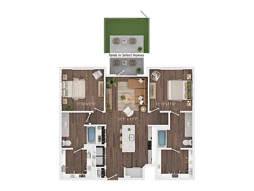 Floor plan B1